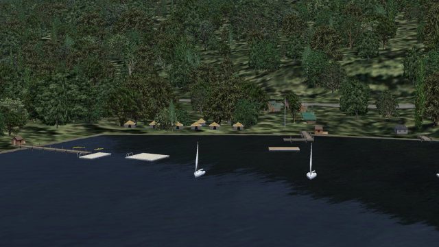 Screenshot 1 — Lake Dunmore Scenery