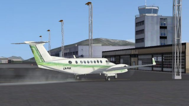 Screenshot 1 — Norway Airports Scenery