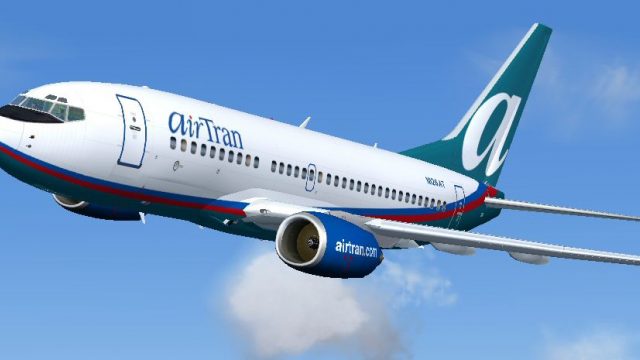 Screenshot 1 — Boeing 737-700, AirTran