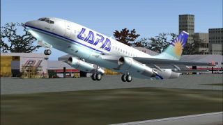 Screenshot 1 — LAPA Boeing 737-200