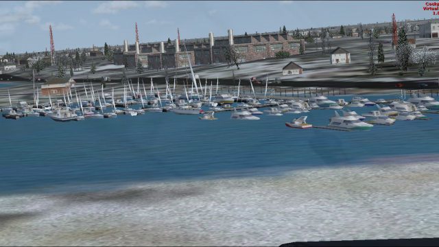 Screenshot 1 — Burke Lakefront Airport Scenery