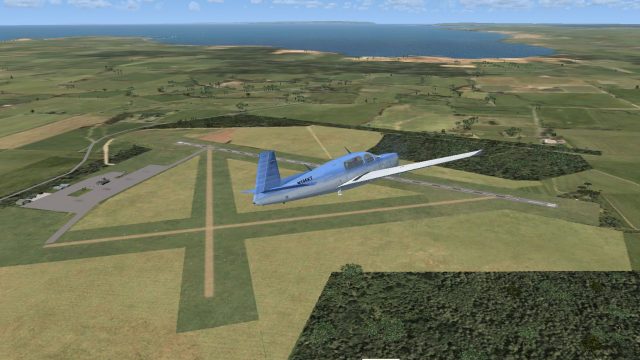 Screenshot 1 — Kingscote Airport Scenery