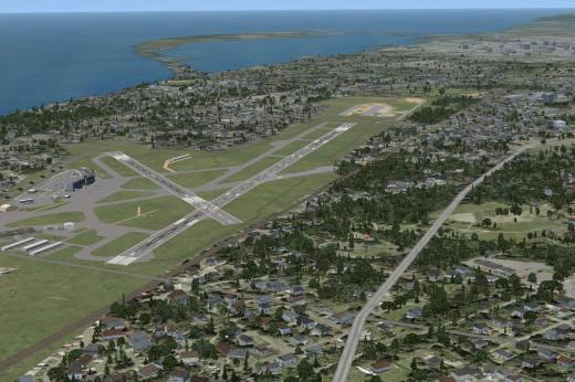 St-Barthelemy Island Sloped Runway Scenery For FSX & P3D