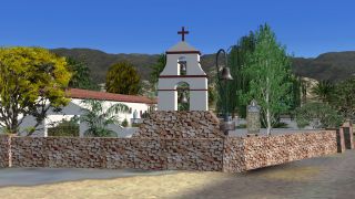 Screenshot 1 — California Missions Pack 2 Scenery