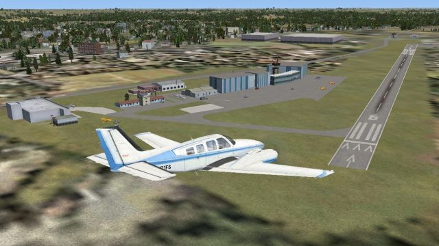 Screenshot 1 — Small German Airfields Scenery