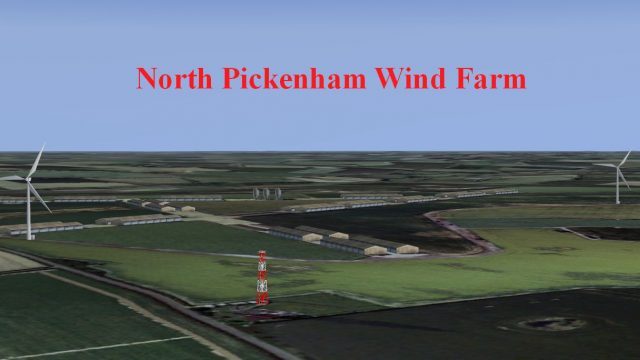 Screenshot 1 — North Pickenham Wind Farm Scenery