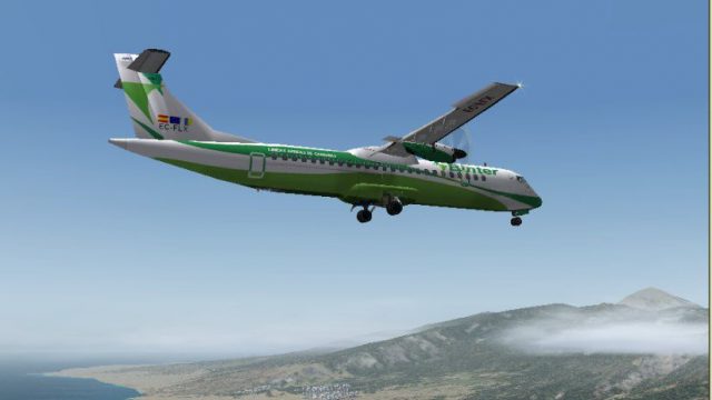 Screenshot 1 — ATR-72-500, Binter Canarias