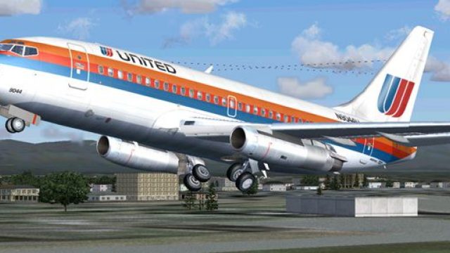 Screenshot 1 — United Airlines Boeing 737-200
