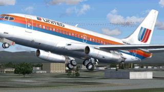 Screenshot 1 — United Airlines Boeing 737-200