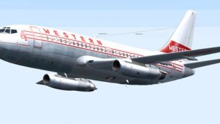 Screenshot 3 — Western old colors Boeing 737-200