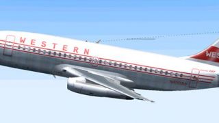 Screenshot 2 — Western old colors Boeing 737-200