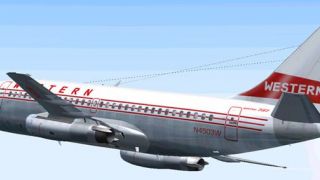 Screenshot 1 — Western old colors Boeing 737-200