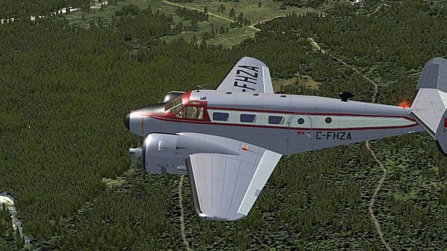 Screenshot 1 — Canadian Beechcraft D18S/SNB