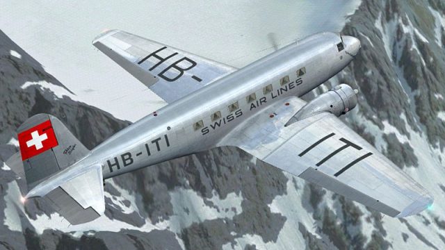 Screenshot 1 — Swissair Douglas DC-2