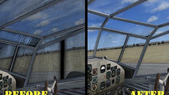 Screenshot 1 — Texture Fix For O. Fisher Ju-52/3M Windscreen
