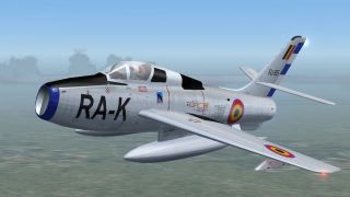 Screenshot 1 — HQ Belgian Air Force Thunderstreak F-84F
