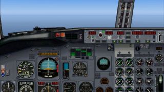Screenshot 1 — Boeing 737-300 Analog Panel