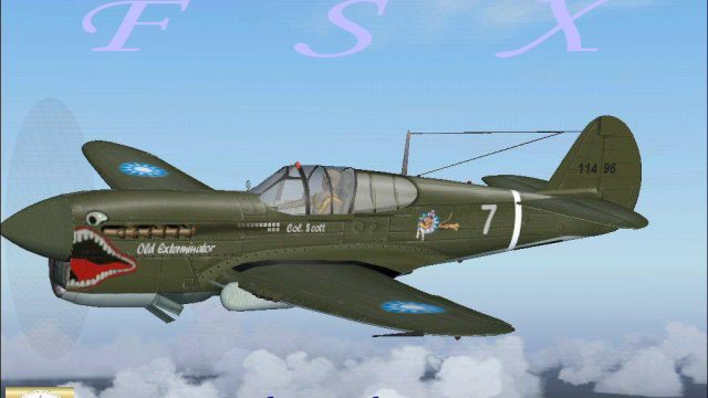 Screenshot 1 — Gen. Scott's Curtiss P40 Tiger