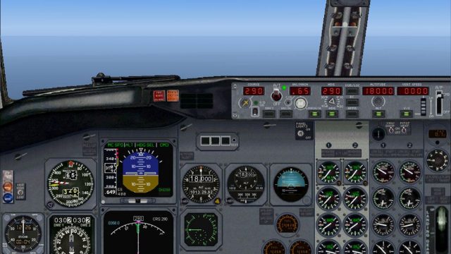 Screenshot 1 — Boeing 737-300 Digital Panel