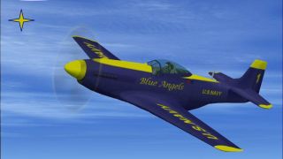 Screenshot 1 — P51-D Blue Angel 1