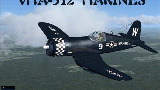 Screenshot 1 — VMA-312 Marines F4U1A Corsair