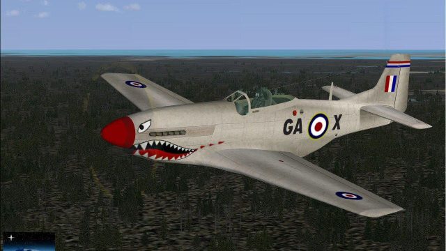 Screenshot 1 — RAF 112th Squadron Desert Rat Mustang