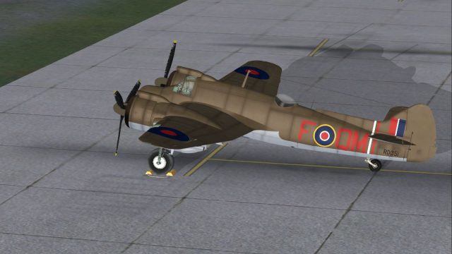 Screenshot 1 — Bristol Beaufighter RD351