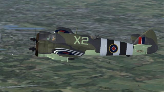Screenshot 1 — RAAF Bristol Beaufighter NE775