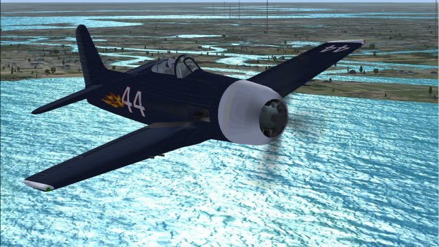 Screenshot 1 — F-8 Bearcat Racer