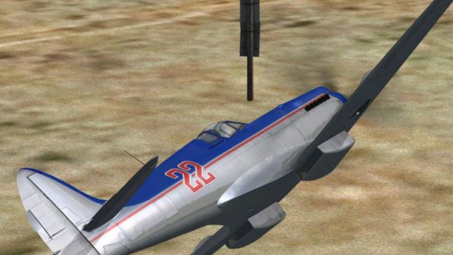 Screenshot 1 — Spitfire Mk XIV 'Bluebird' Racer