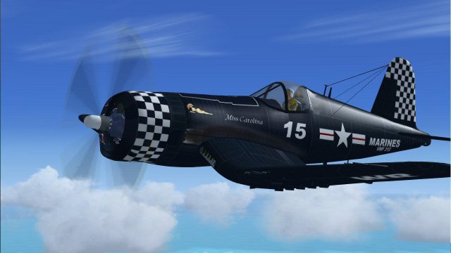 Screenshot 1 — Corsair VMF 312 Miss Caroline