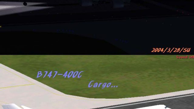 Screenshot 1 — Boeing 747-400C (Cargo)