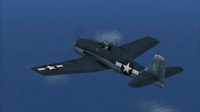 Screenshot 1 — Grumman F6F3 VF32 Hollis Hills