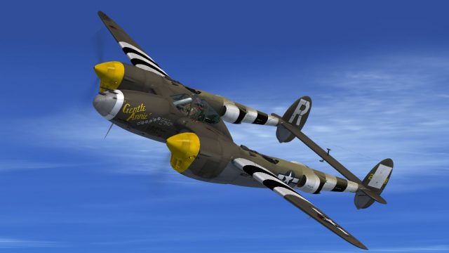 Screenshot 1 — Lockheed P-38J 'Gentle Annie'