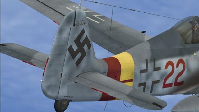 Screenshot 1 — FW 190 Late Variants Tail Marking