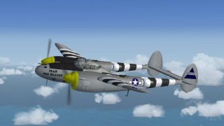 Screenshot 1 — P-38 Lightning "Fear The Reaper"