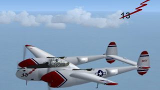 Screenshot 1 — P-38 "White Lightnin"