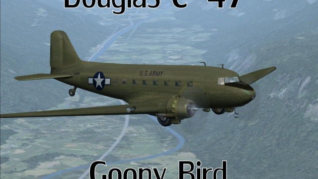 Screenshot 1 — WW2 US Army Olive Drab Douglas DC-3