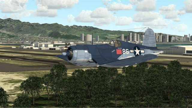 Screenshot 1 — F4u-1A Corsair In Livery Of VMF-214