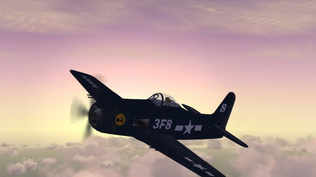 Screenshot 1 — US Navy F-8 Bearcat VF-3A Tomcatters