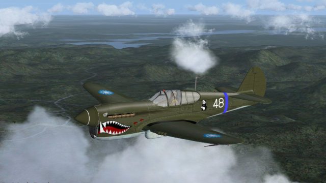 Screenshot 1 — P-40 Warhawk 