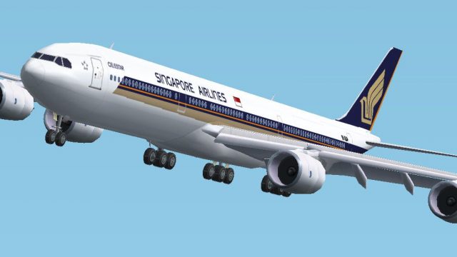Screenshot 1 — Singapore Airlines Airbus A340-500