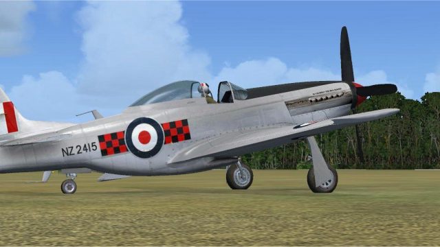 Screenshot 1 — New Zealand Territorial Squadron (TAF) P-51
