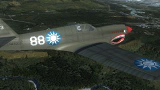 Screenshot 1 — Curtiss P-40 ZK-RMH