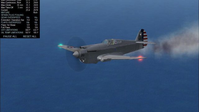 Screenshot 1 — RealEngineV11 Module For Wings Of Power P40