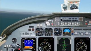 Screenshot 8 — FS2002/FS2004 Cessna Citation C-550 Bravo, BAC International Bank