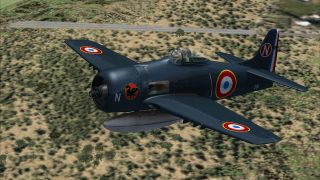 Screenshot 1 — Armee de l'Air F8F Bearcat