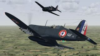 Screenshot 2 — French Navy. F-4U Corsair