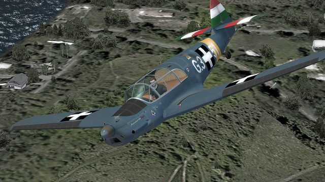 Screenshot 1 — "Hungary 1942" Messerschmitt Bf 108