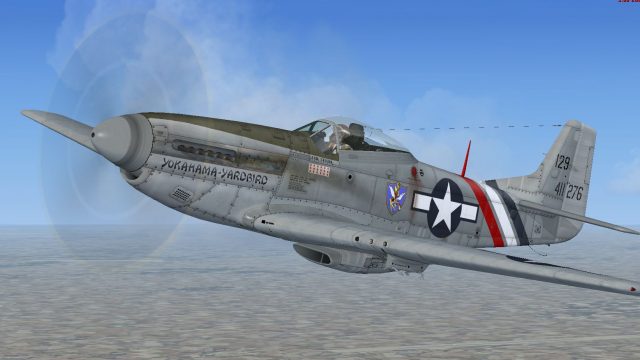 Screenshot 1 — North American P-51D 'Yokahama Yardbird'